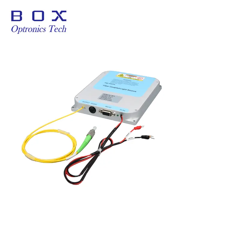 Fonte de luz para testar fibra única 405-940 nm
