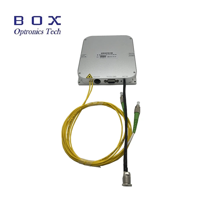 Amplificador de banda L de alta potência em um erbium ligado a fibra