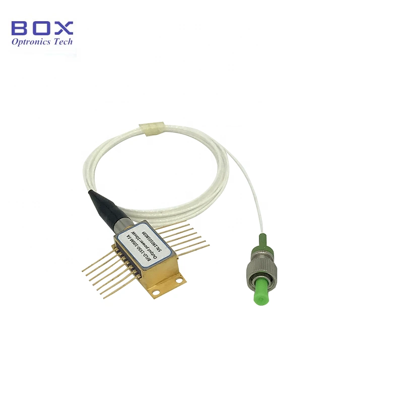 760 nm 10 mW de manteiga de diodo a laser de fibra de 14 pinos para medir O2